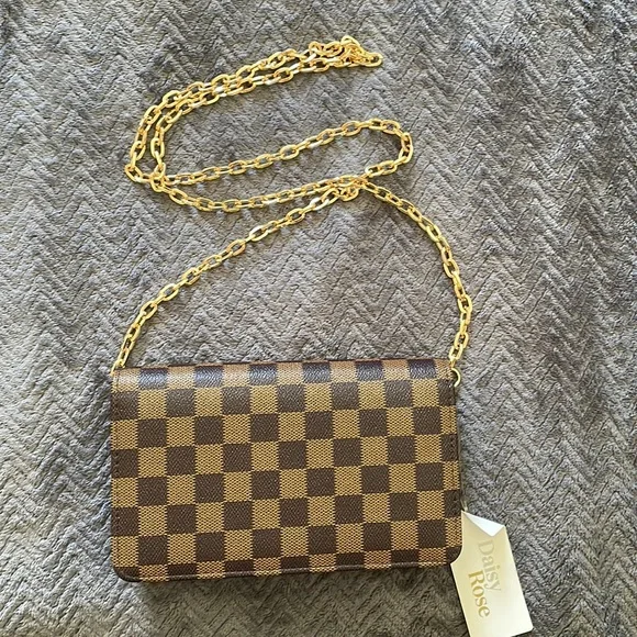daisy rose Bags Checkered Crossbody Bag Poshmark